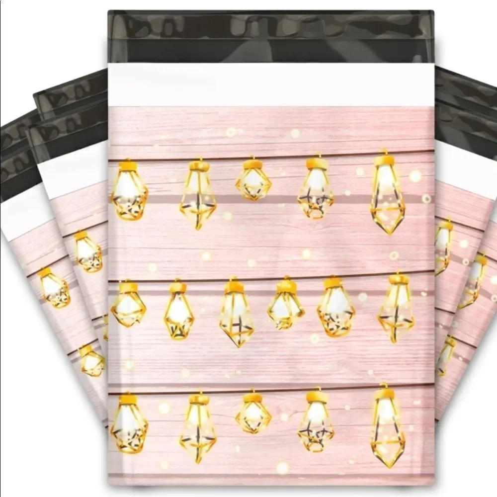 Poly Mailers MIX FUN 10x13 35 pieces 35 stickers 1.5”